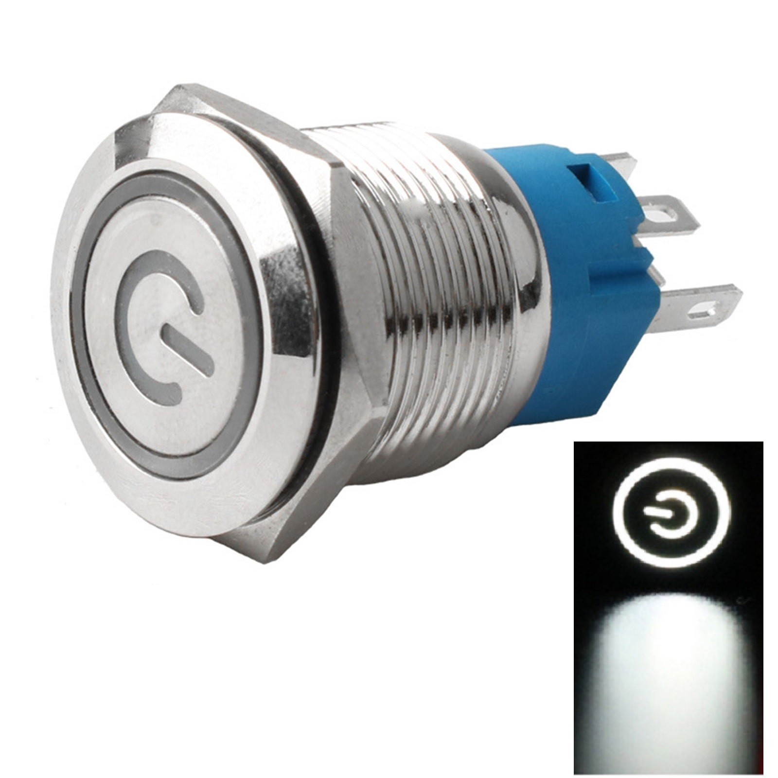 High Quality 16mm Metal Push Button Switch with Power LED for Easy - Picture 8 of 8