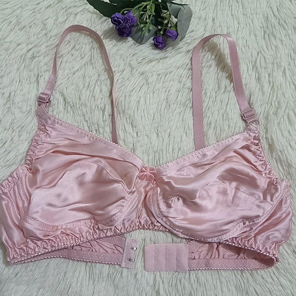 Luxurious Silk Soft Cup Bras for Women Breathable Brassiere 36C 38C 40C 44C 42C - Picture 12 of 15