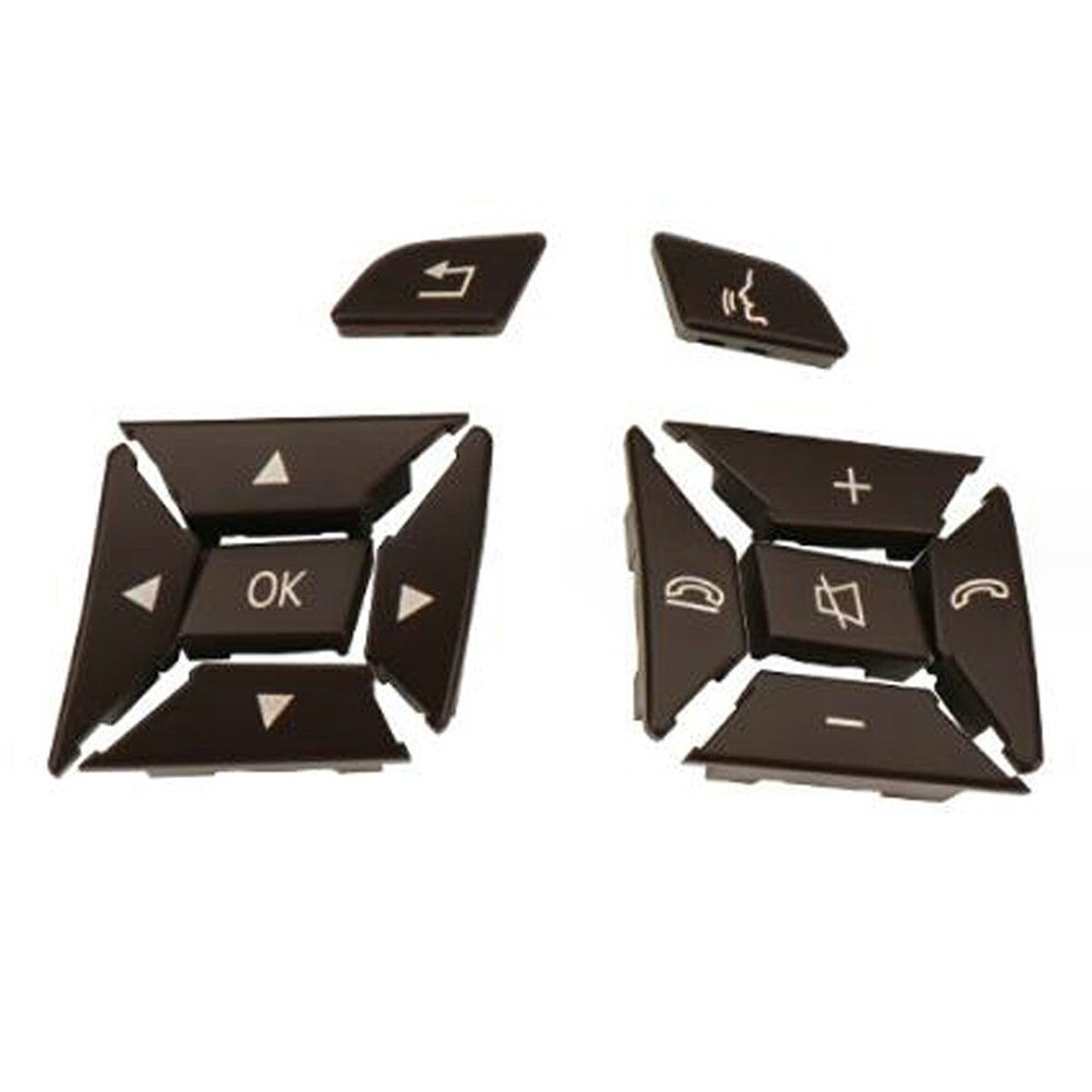 thumbnail image 2 of Brown Steering Wheel Switch Button Set For Mercedes W204 W212 C200 E260 GLK260 2 of 5