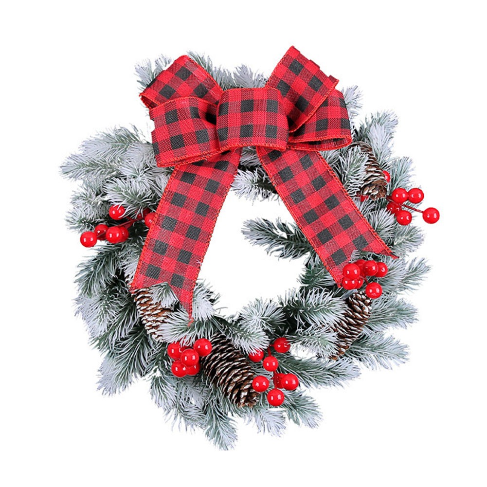 Novelty Bowknot Christmas Ball Wreath 2023 Christmas Wreath Wreath Home