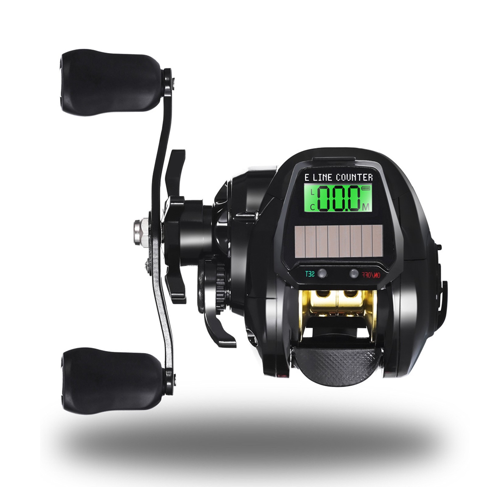 Solar Fishing Reel with Line Counter and Adjustable Braking Force of 10kg