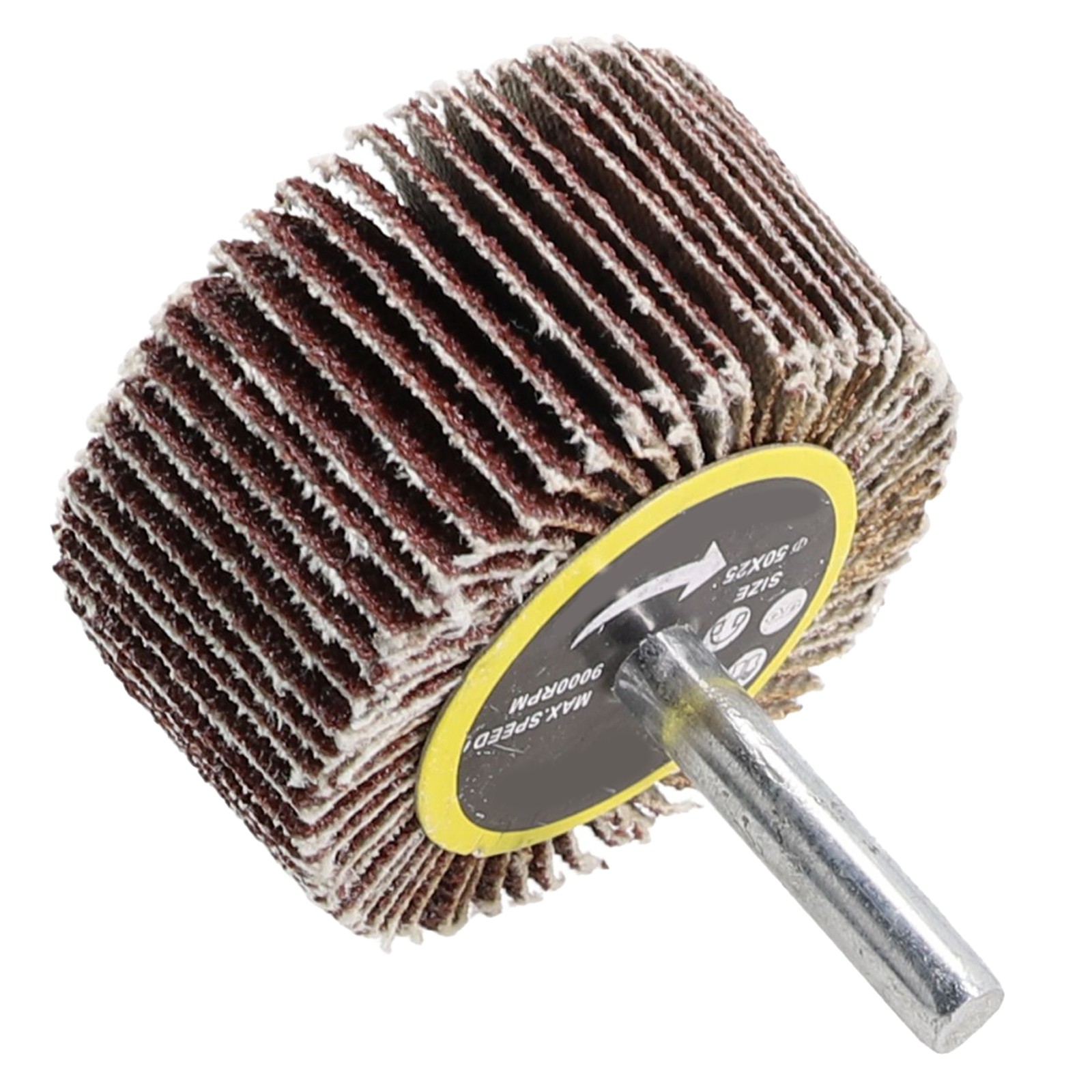 1pc 25/30/40/50mm 80 # Levigatura Disco Lamellare Ruota Lucidante Abrasiva for - Picture 43 of 44