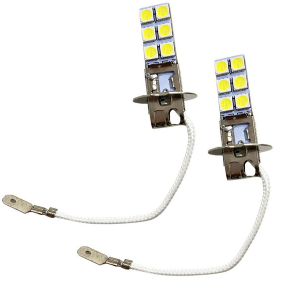 High Lumen Output 2Pcs H3 LED Fog Driving Light Bulbs for Improved Vision - Picture 15 of 20