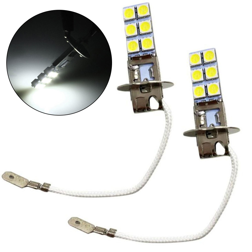 High Lumen Output 2Pcs H3 LED Fog Driving Light Bulbs for Improved Vision - Picture 17 of 20