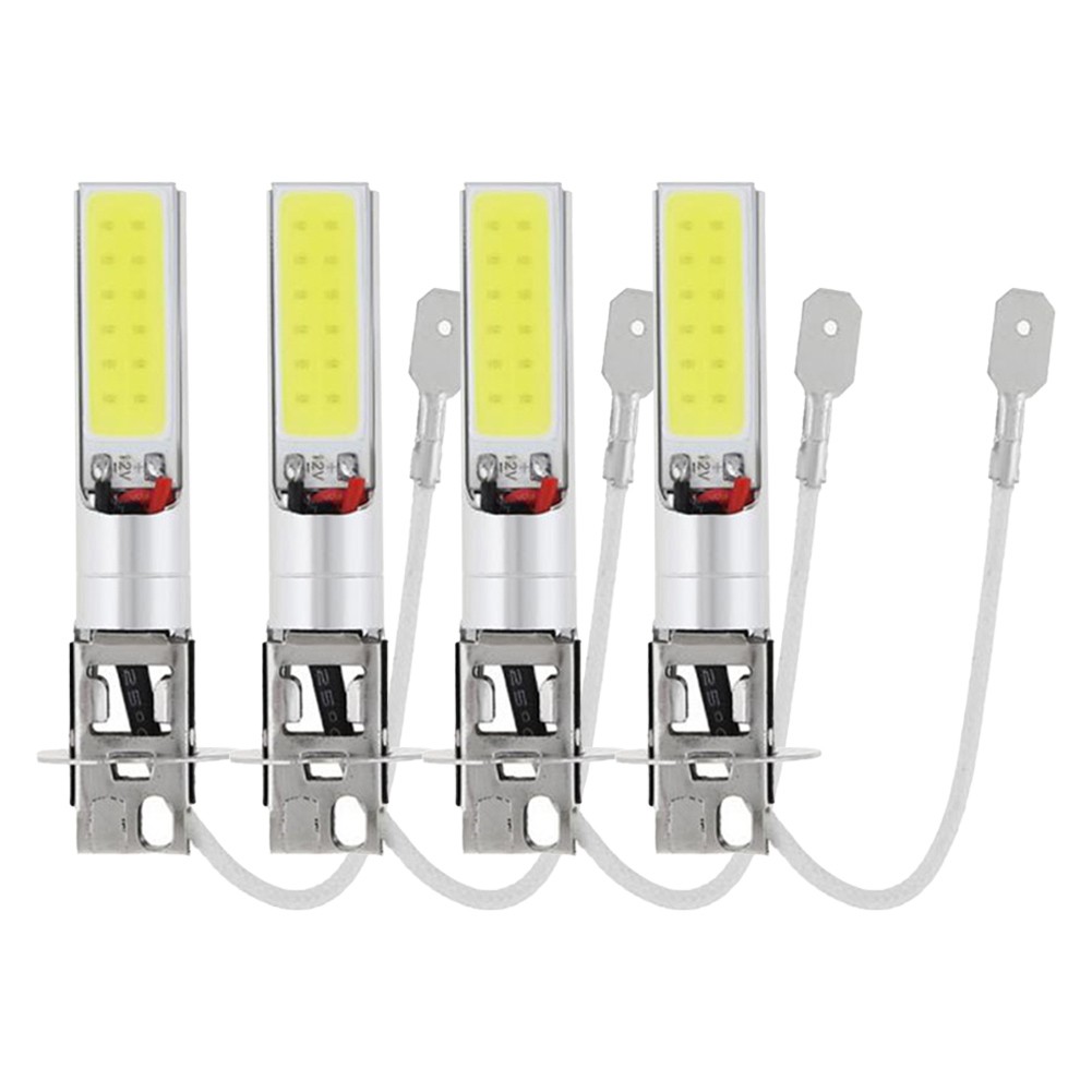 4x H3 Super Bright 80W COB-LED Headlight Kit Fog Driving Bulbs 6000K White - Picture 15 of 23
