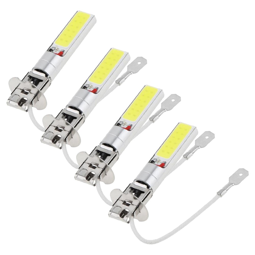 4x H3 Super Bright 80W COB-LED Headlight Kit Fog Driving Bulbs 6000K White - Picture 16 of 23