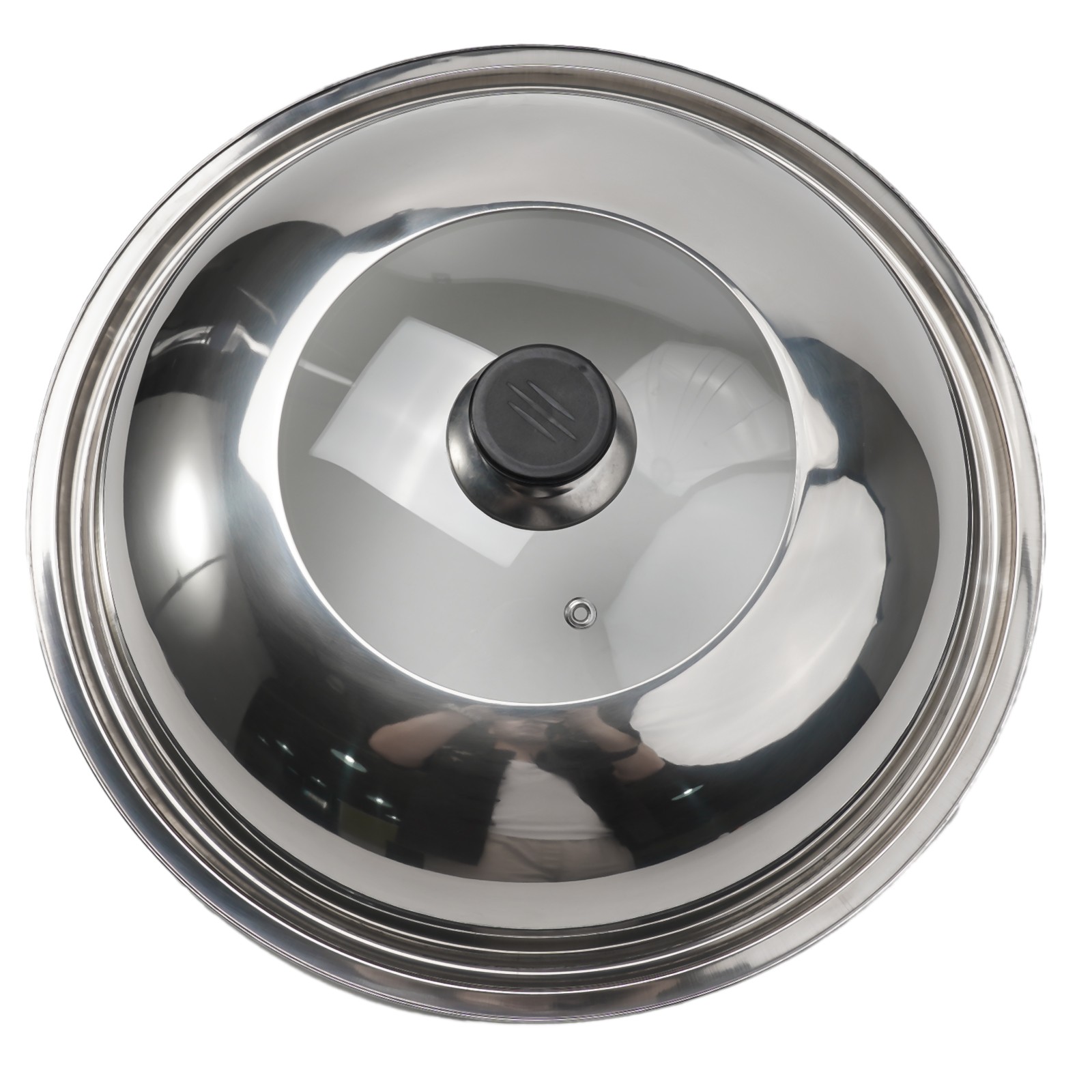 Topfdeckel Wokdeckel Kombi Gemüsedeckel 36CM 38CM Topfdeckel Edelstahl - Bild 54 von 81