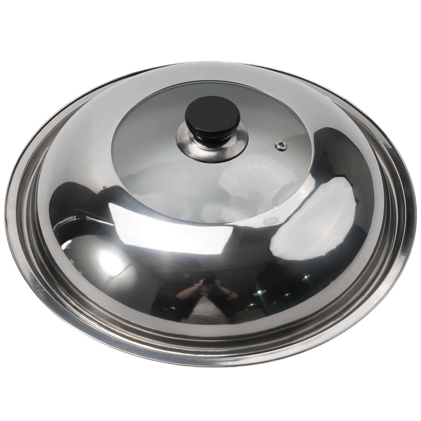 Topfdeckel Wokdeckel Kombi Gemüsedeckel 36CM 38CM Topfdeckel Edelstahl - Bild 59 von 81