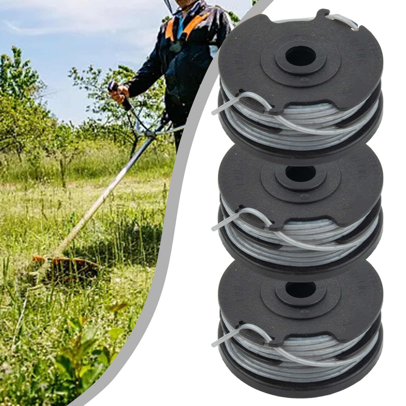 Trimmerspule Für Mountfield Freedom MT48Li | 6er-Pack Mit Automatischer Schnurzufuhr – Rasentrimmer-Zubehör
