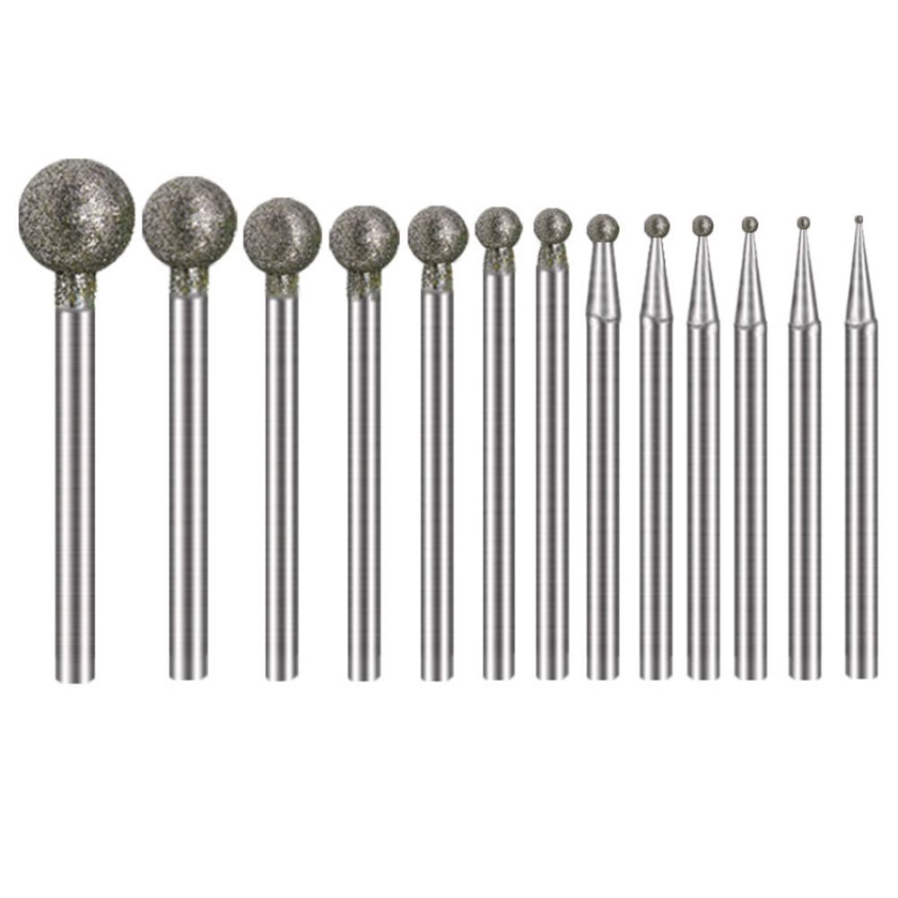5pcs 0 5mm 8mm Round Burr Drill Bits for Use with For Rotary Engraving ...