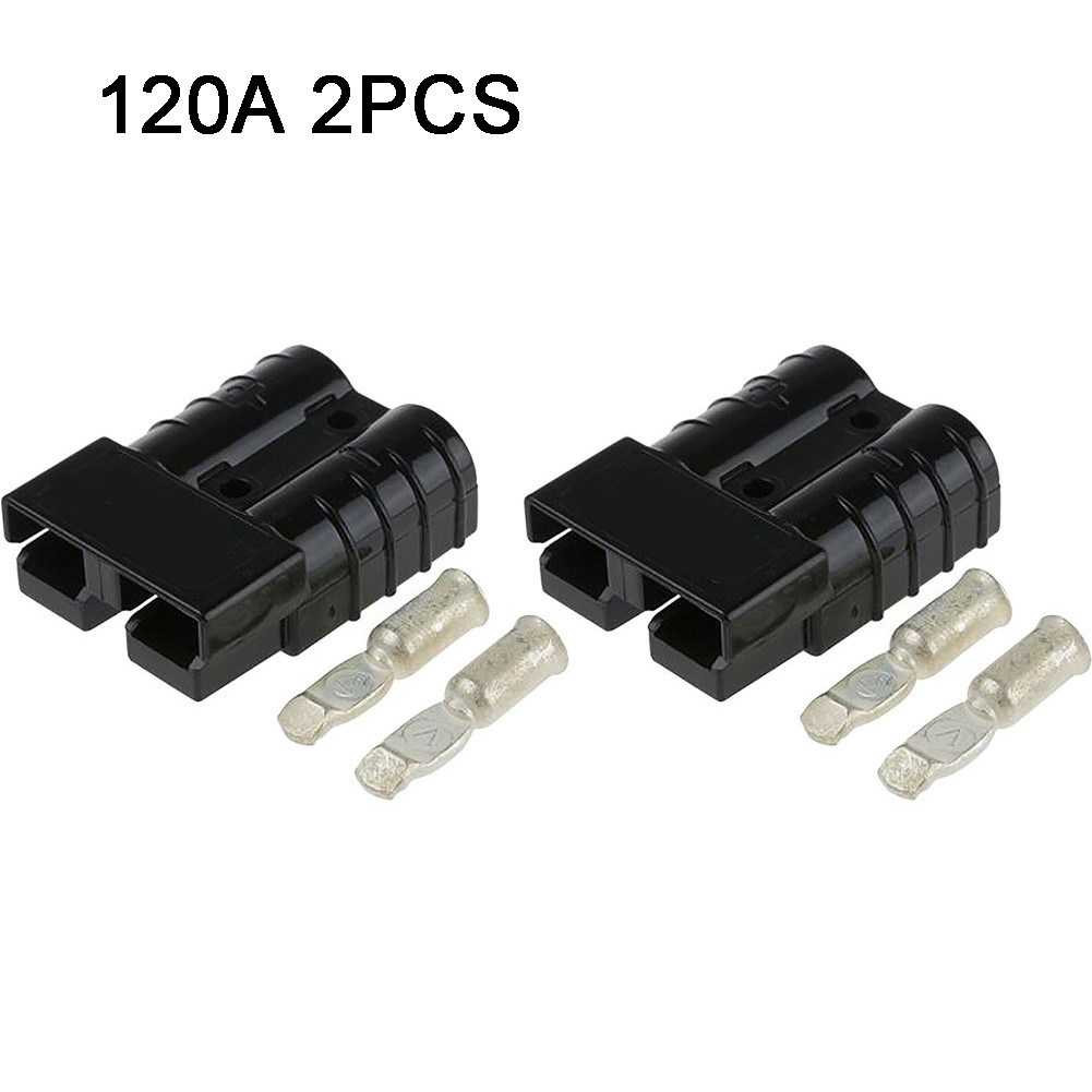 2PCS 120AMP Connector for Forklift Battery with Copper Silver Contacts - Afbeelding 22 van 36