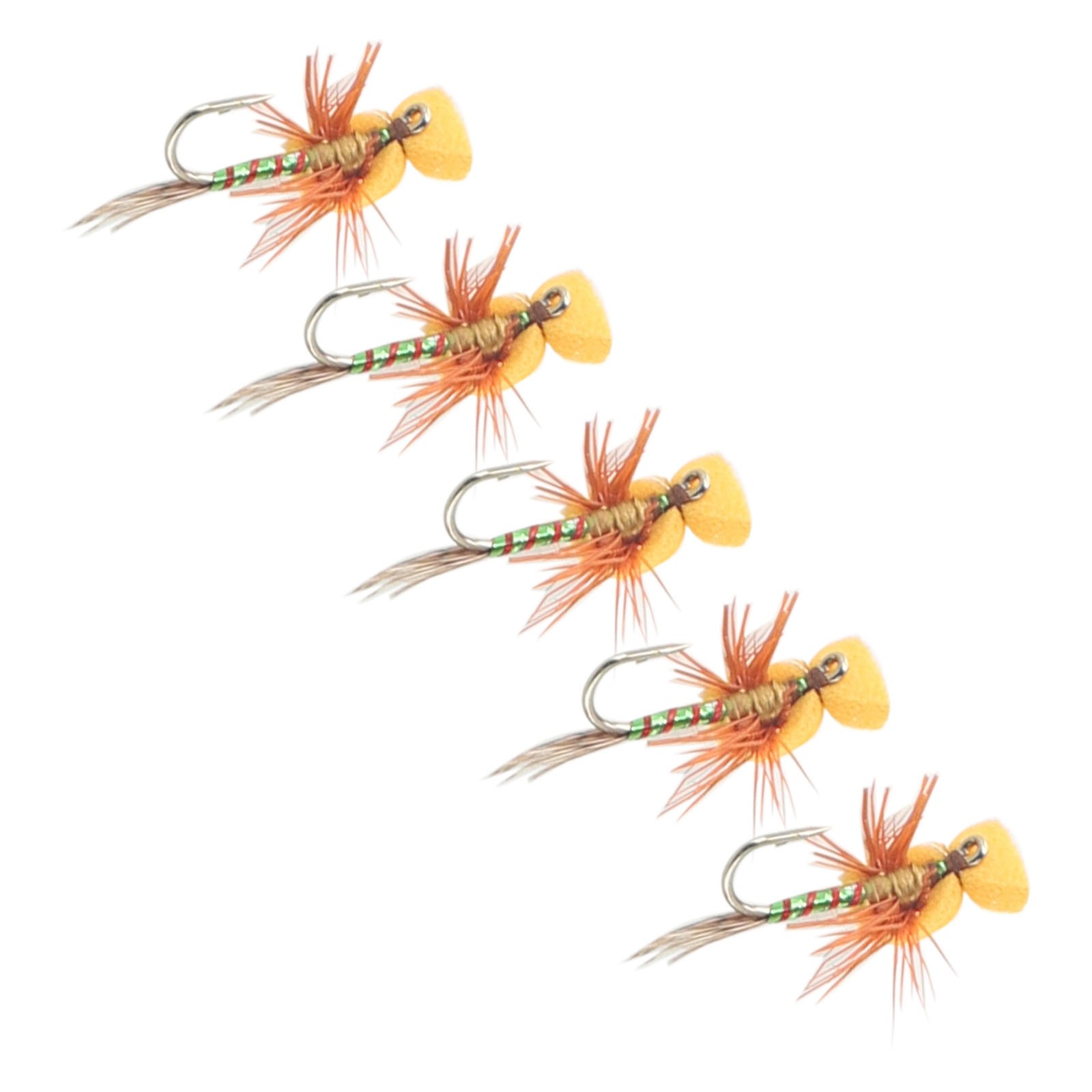 Proven Fly Fishing Bait for Trout Salmon Bass Catfish 5 Pack Dry