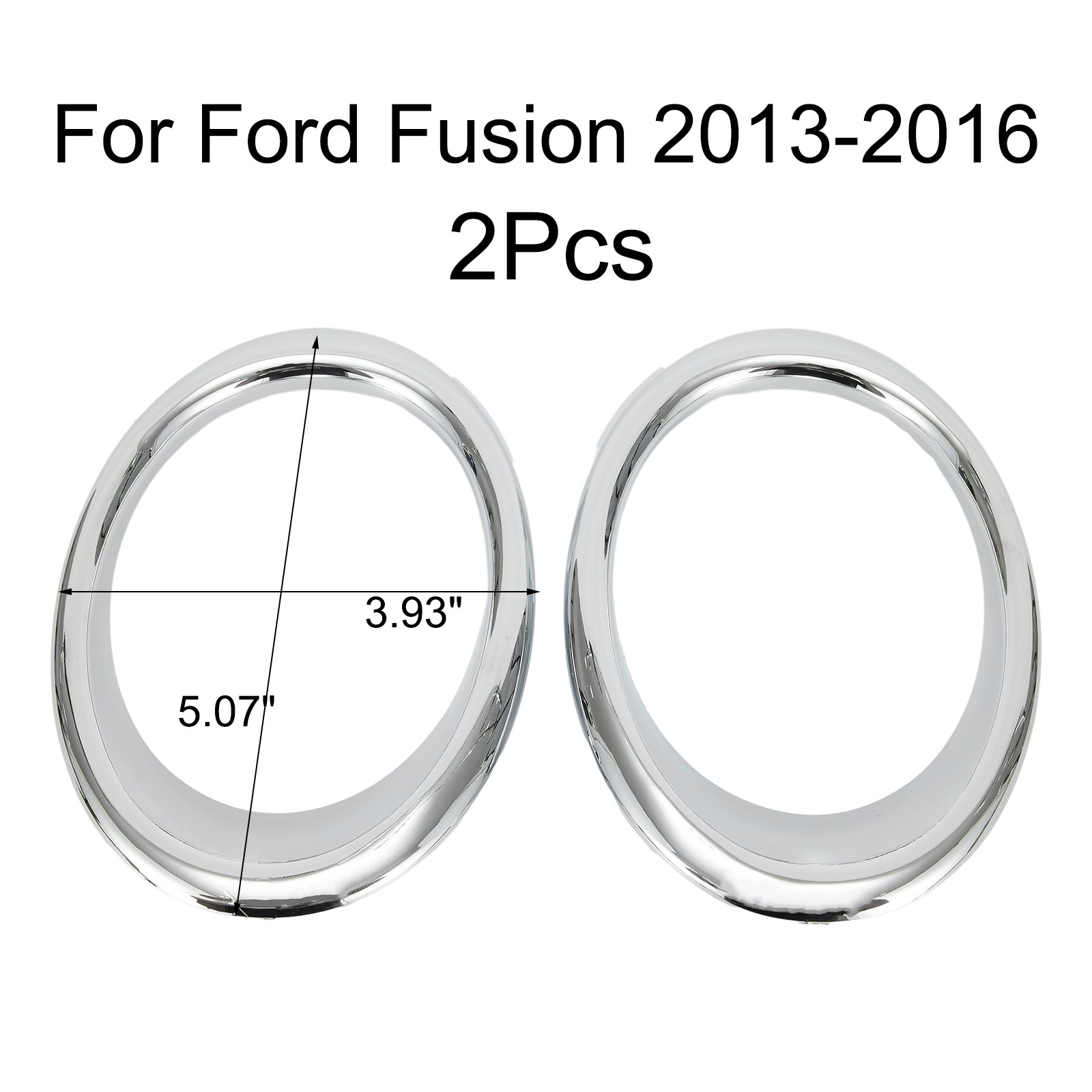 Hot Sale Lamp Bezel Trim Ring For Ford Fusion 2013-16 Lamp Bezel Left & Right - Picture 9 of 24