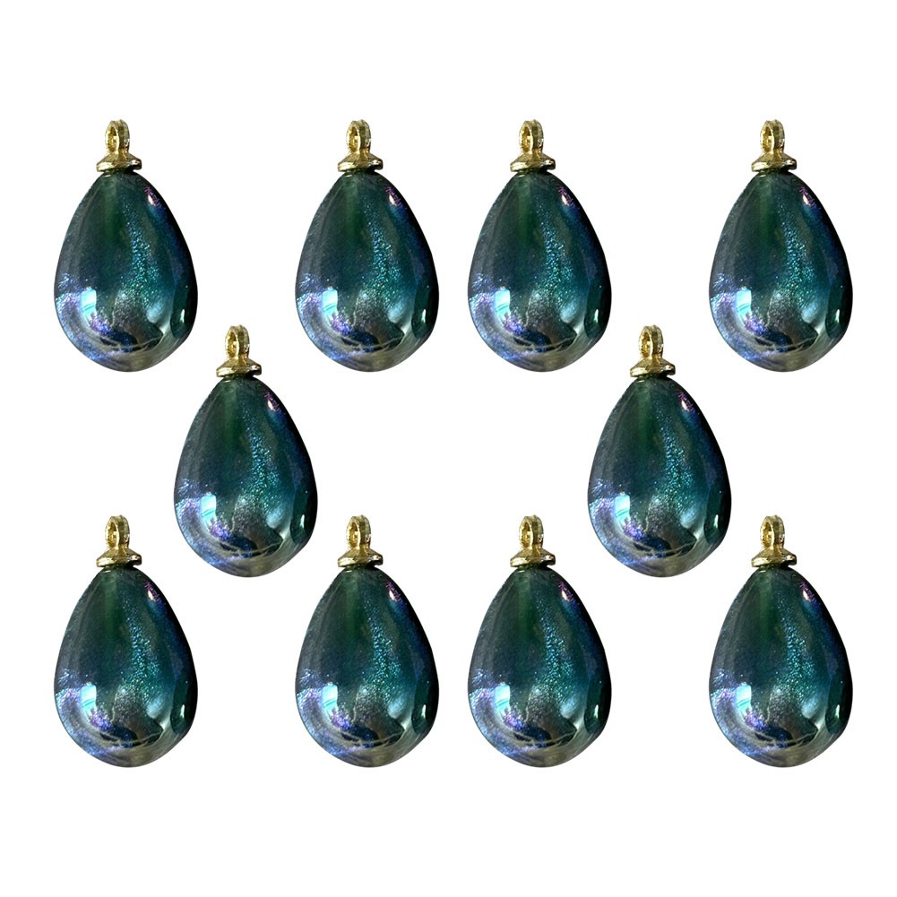 Explore Your Creativity with 10 Water Drop Pendants for Jewelry Making - Picture 17 of 18
