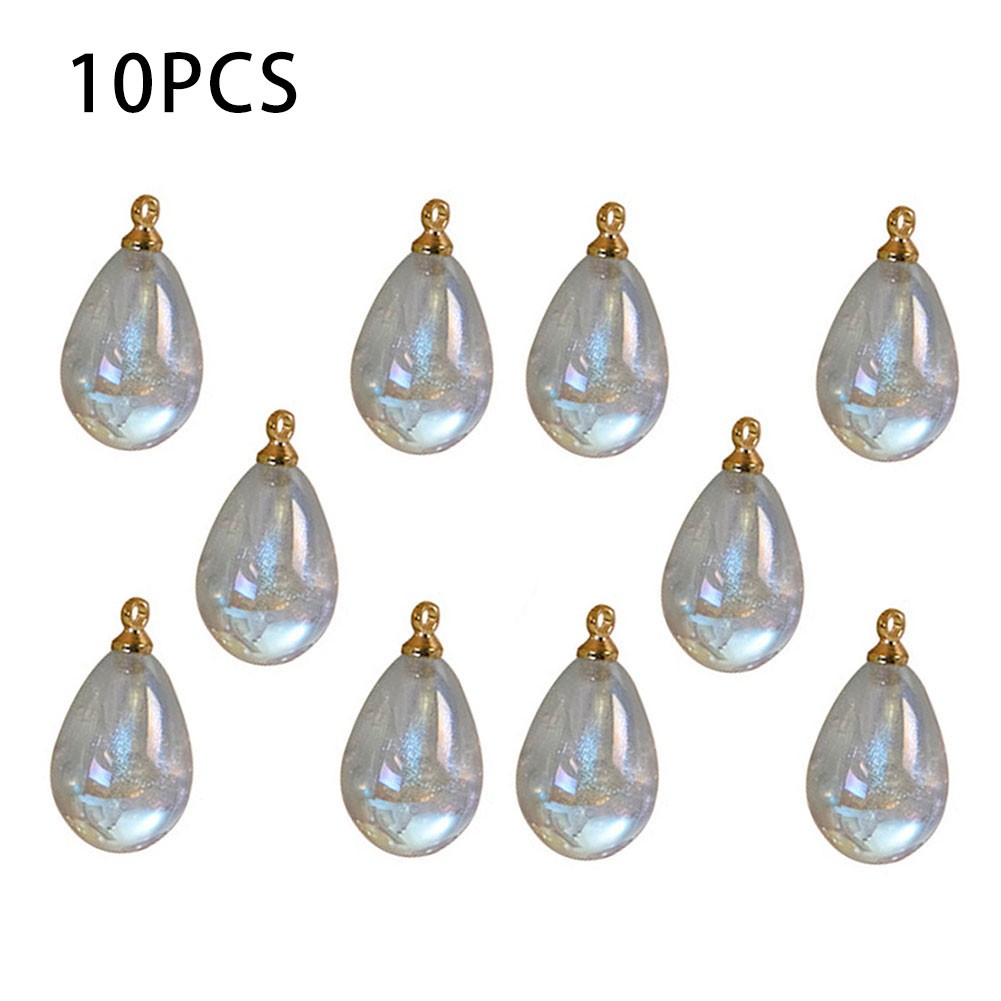Explore Your Creativity with 10 Water Drop Pendants for Jewelry Making - Picture 16 of 18