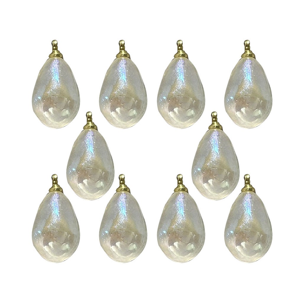 Explore Your Creativity with 10 Water Drop Pendants for Jewelry Making - Picture 13 of 18