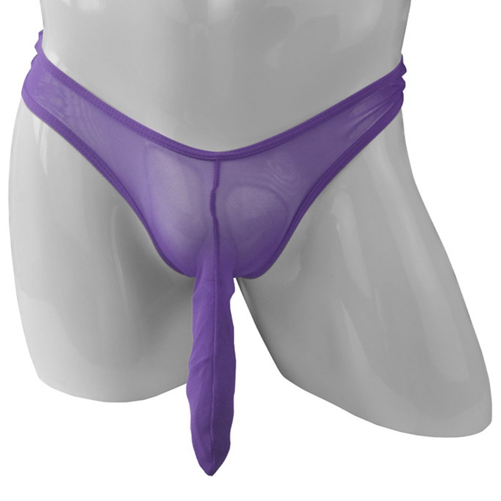 Transparent Mesh Elephant Nose Pouch Boxershorts Trunks Unterhose für Herren - Bild 36 von 52