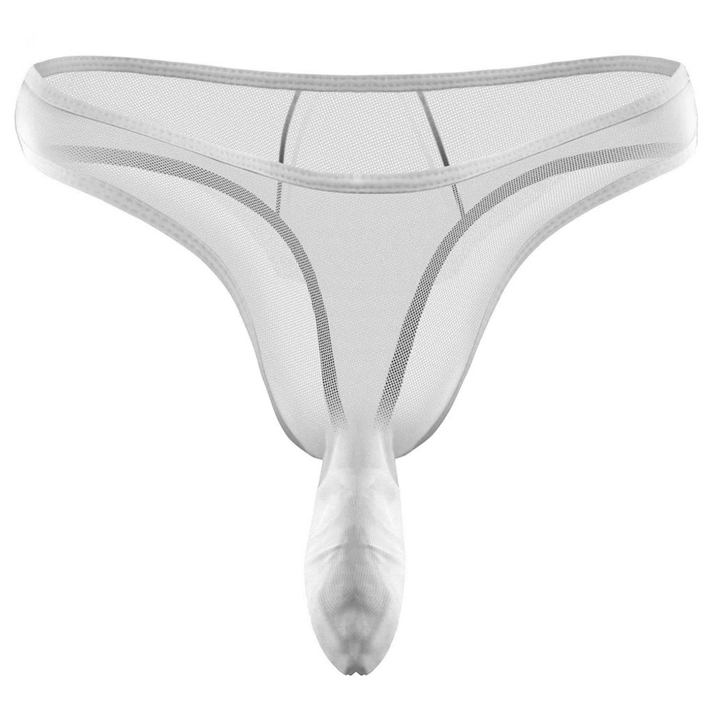 Transparent Mesh Elephant Nose Pouch Boxershorts Trunks Unterhose für Herren - Bild 18 von 52