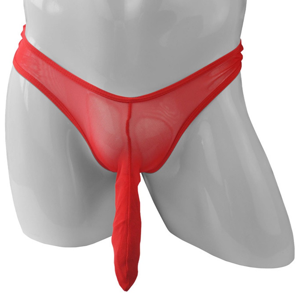 Transparent Mesh Elephant Nose Pouch Boxershorts Trunks Unterhose für Herren - Bild 31 von 52