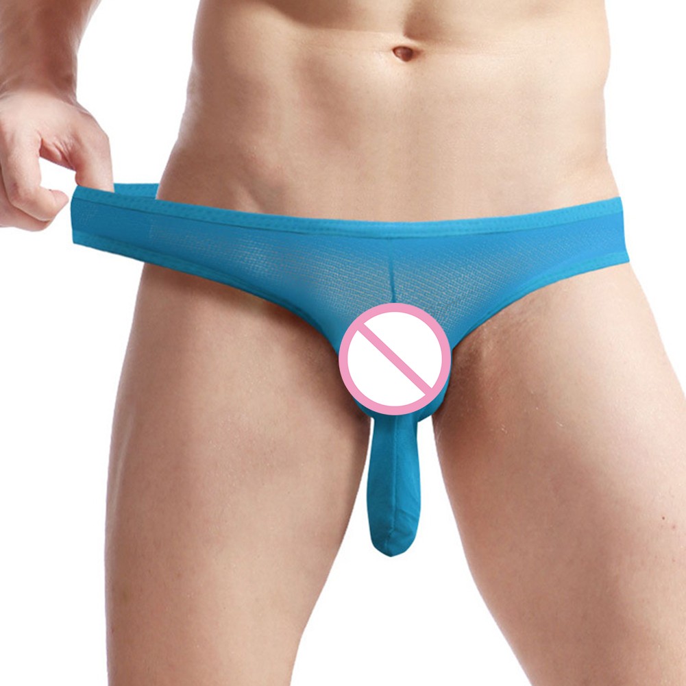 Transparent Mesh Elephant Nose Pouch Boxershorts Trunks Unterhose für Herren - Bild 43 von 52