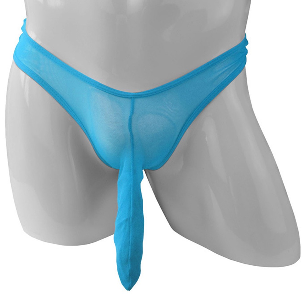 Transparent Mesh Elephant Nose Pouch Boxershorts Trunks Unterhose für Herren - Bild 44 von 52