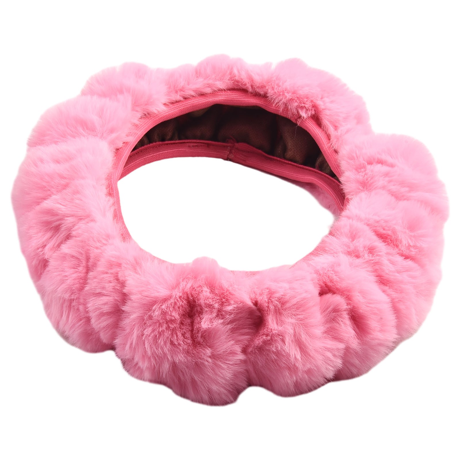 Ensemble de 3 pi��ces housse de volant en peluche laine pour hiver froid moelleu