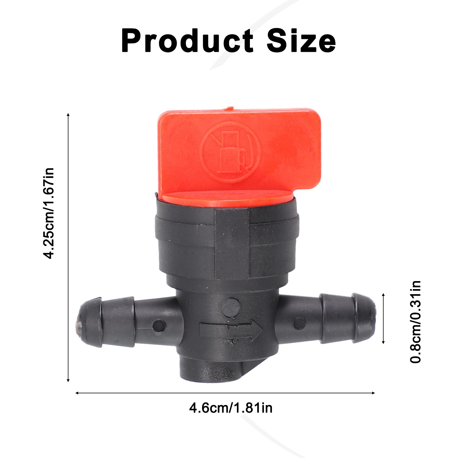 1 Pc 8mm In-Line Petrol On-Off Fuel Tap Switch Valve For Motorcycle Bike ATV - Picture 13 of 24