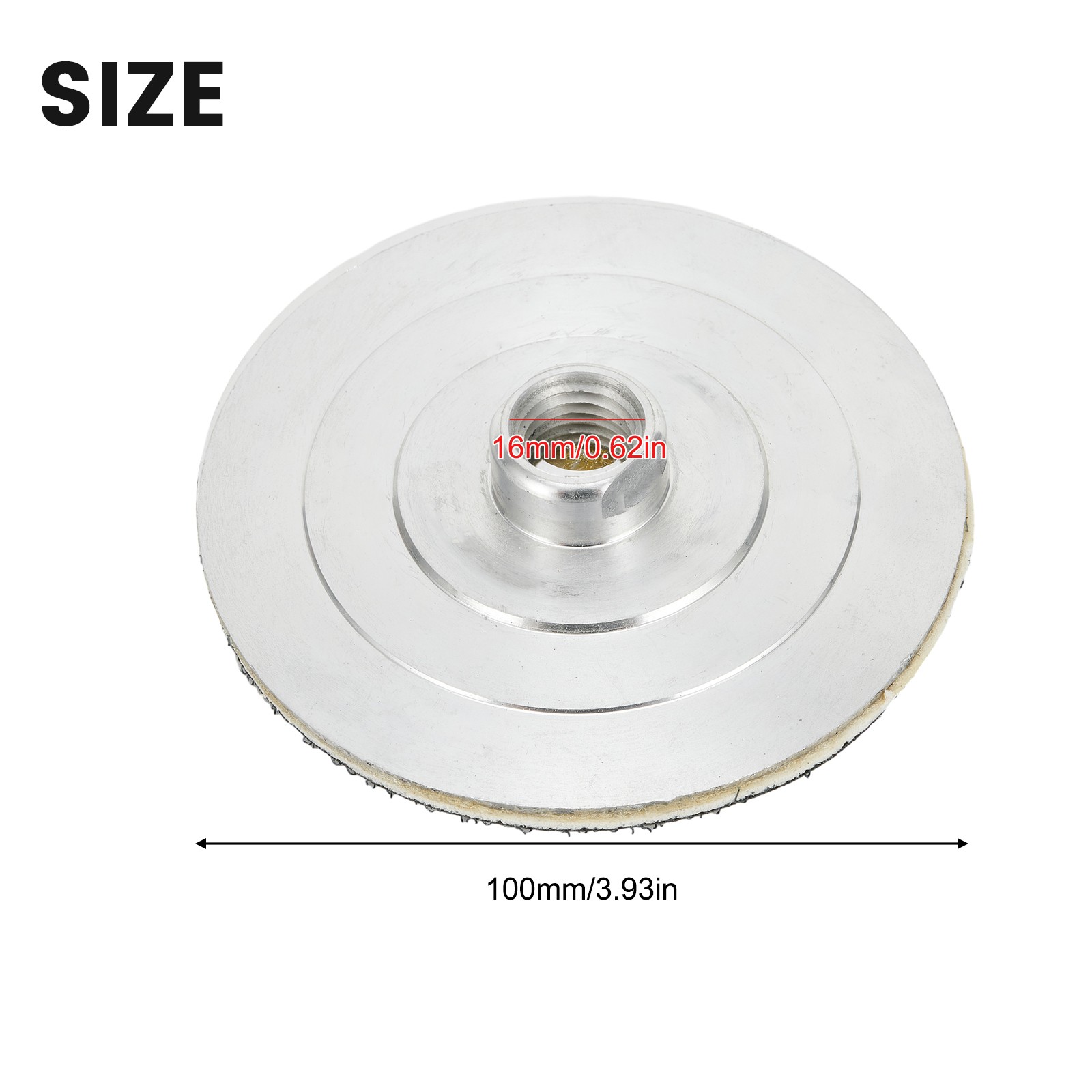 Sleek and Functional 4 Inch Backer Pad Made of Strong Aluminum Material - Picture 47 of 67