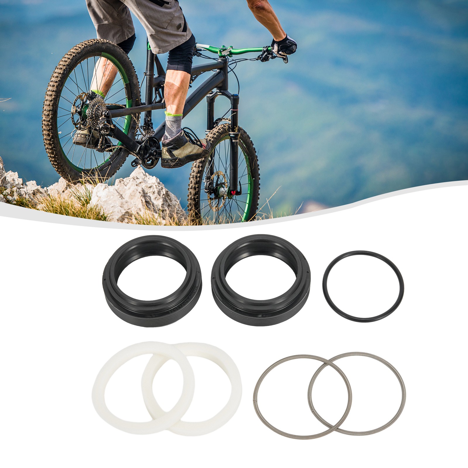 Bicycle Fork Dust Seal 30-40mm,For FOX For Rockshox For - View #2