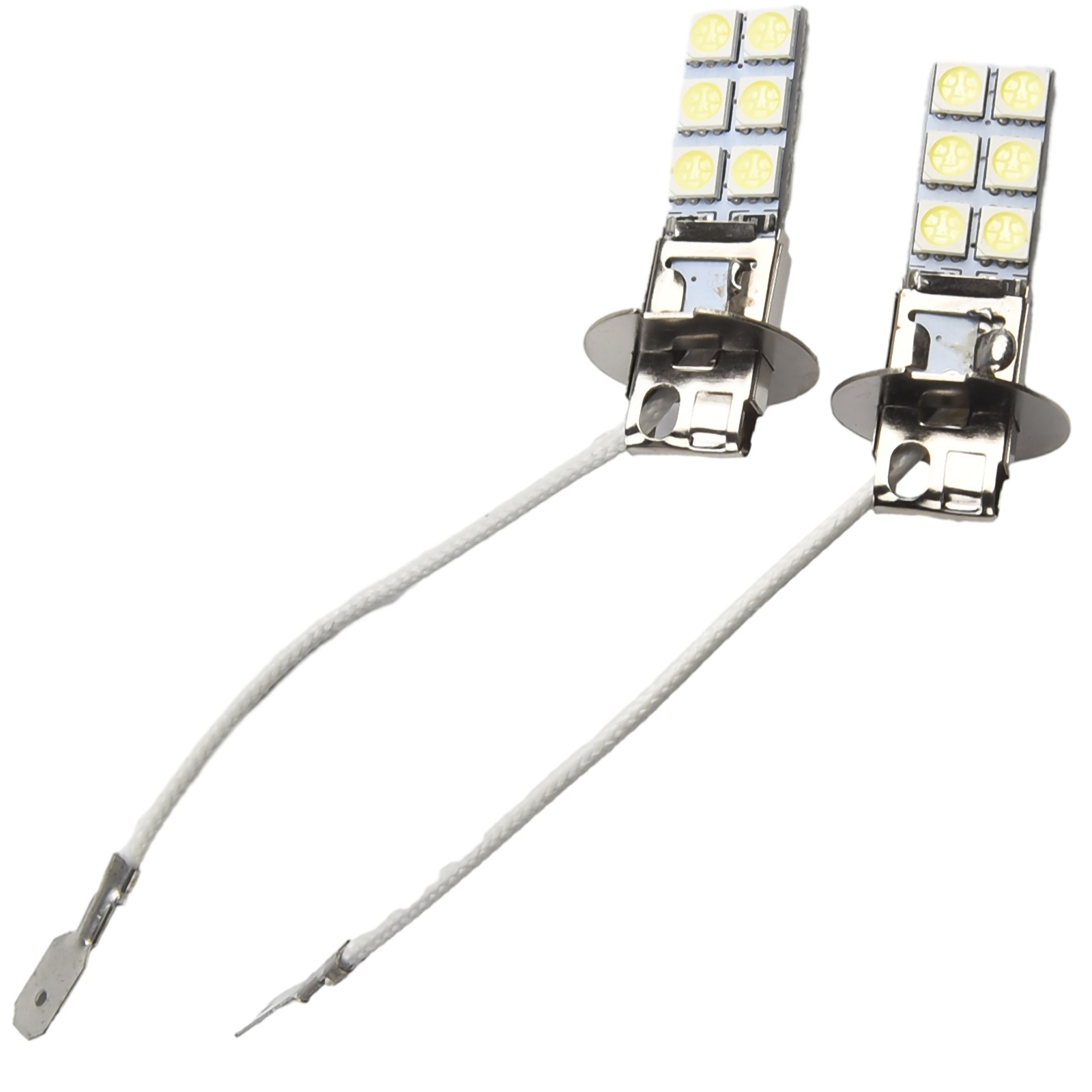 High Lumen Output 2Pcs H3 LED Fog Driving Light Bulbs for Improved Vision - Picture 10 of 20