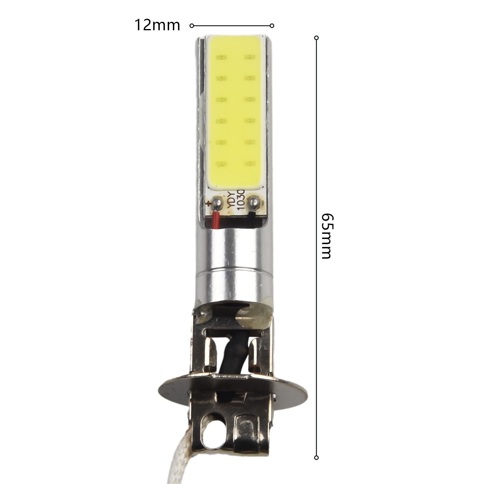4x H3 Super Bright 80W COB-LED Headlight Kit Fog Driving Bulbs 6000K White - Picture 3 of 23