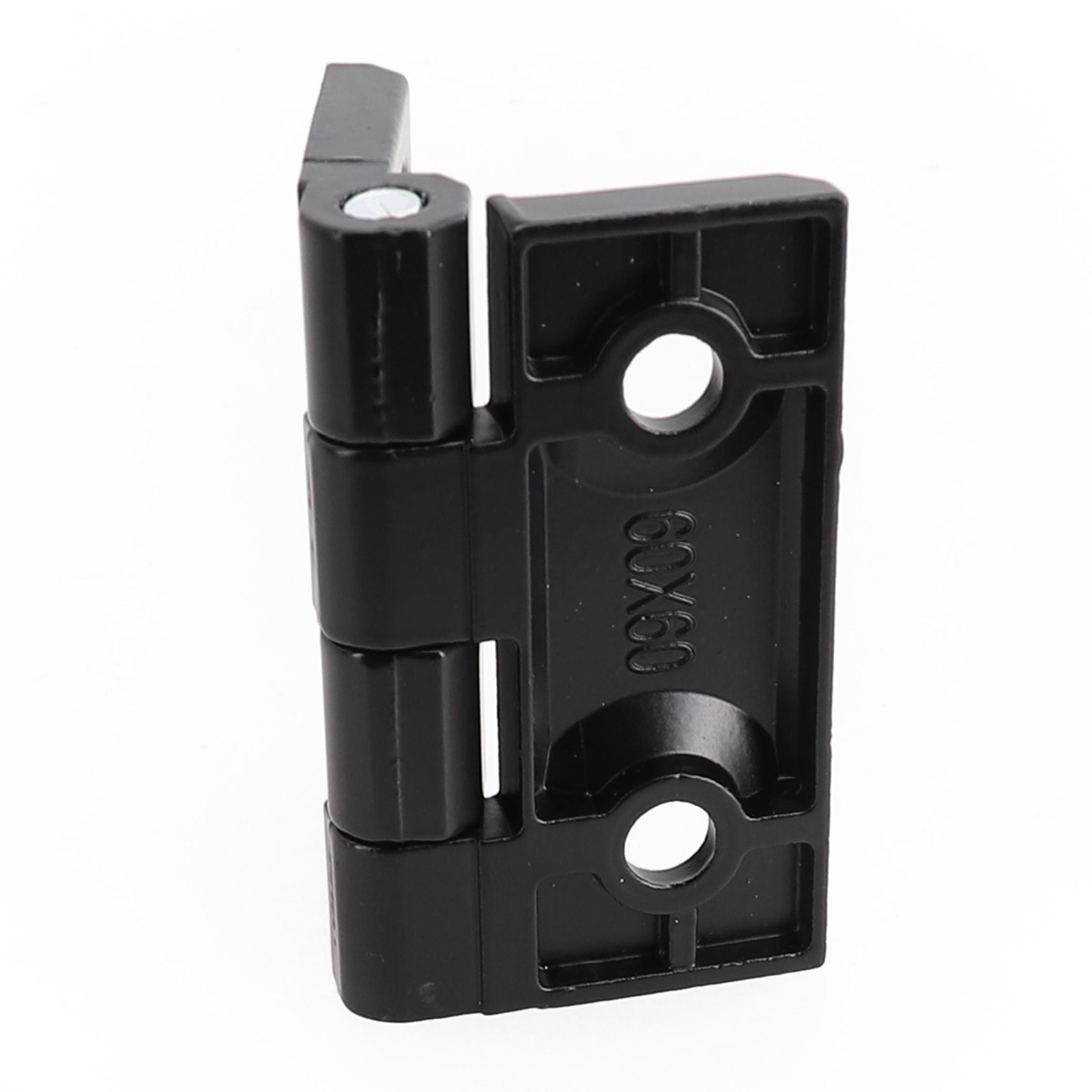 Stoßscharniere Tür Metall schwarz Scharniere Schrank Alu Kasten Rückklappe Schuppen - Bild 55 von 69