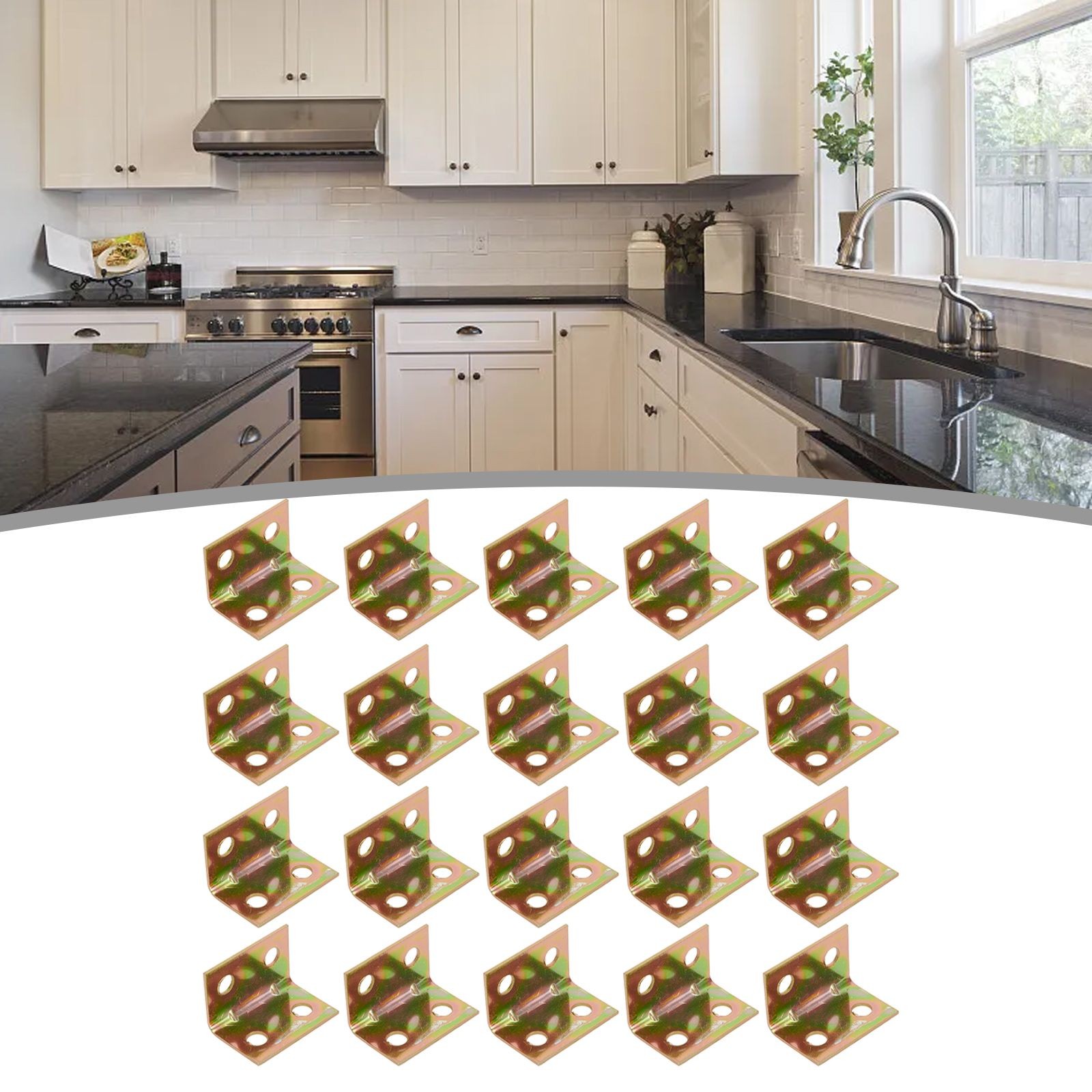 Staffa Angolare Acciaio Zincato 100x100x20 Mm Giallo Acquista Da OBI - Foto 3