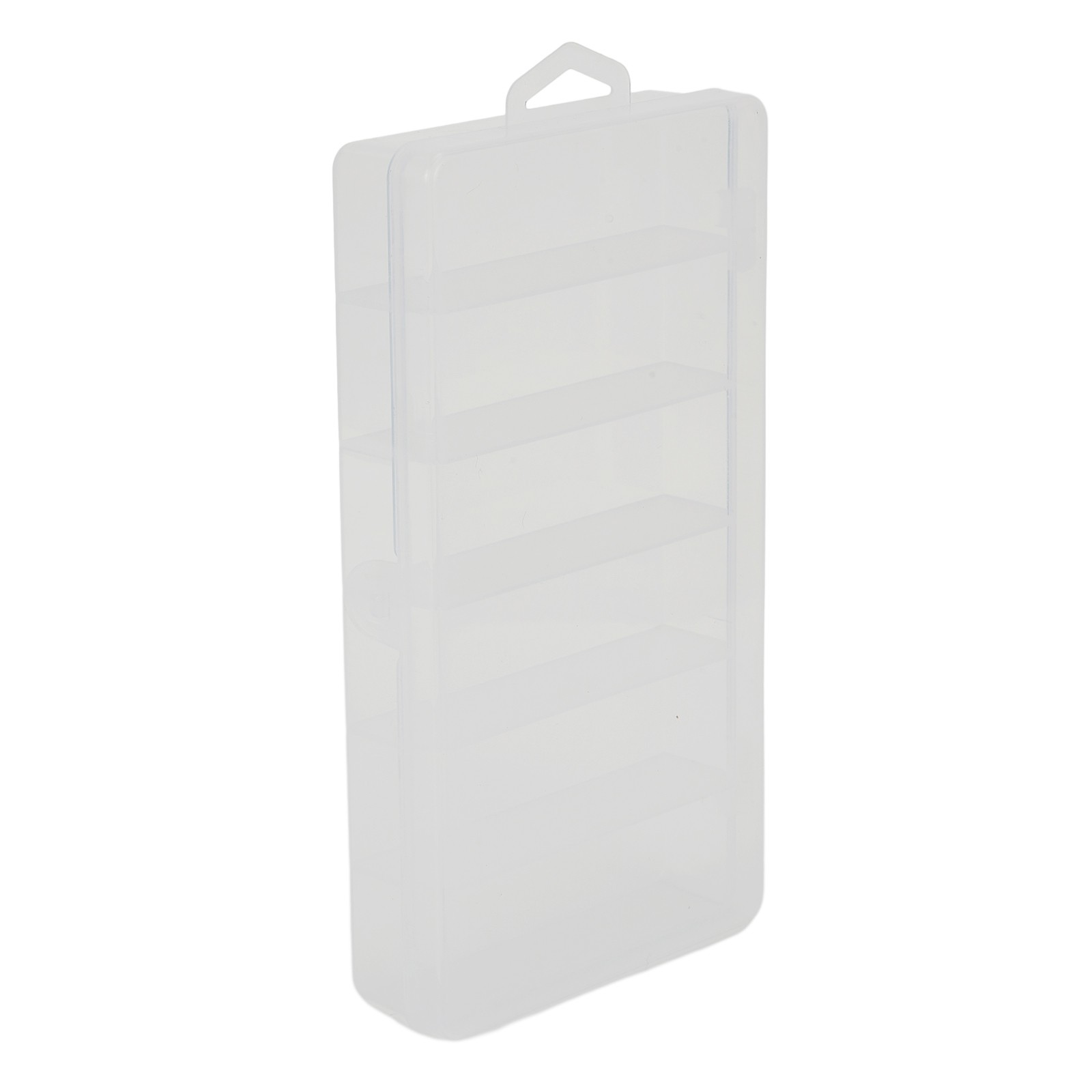 Portable Transparent PVC Six Grid Box 17 5*9 5*3cm Bait and Accessory  Holder