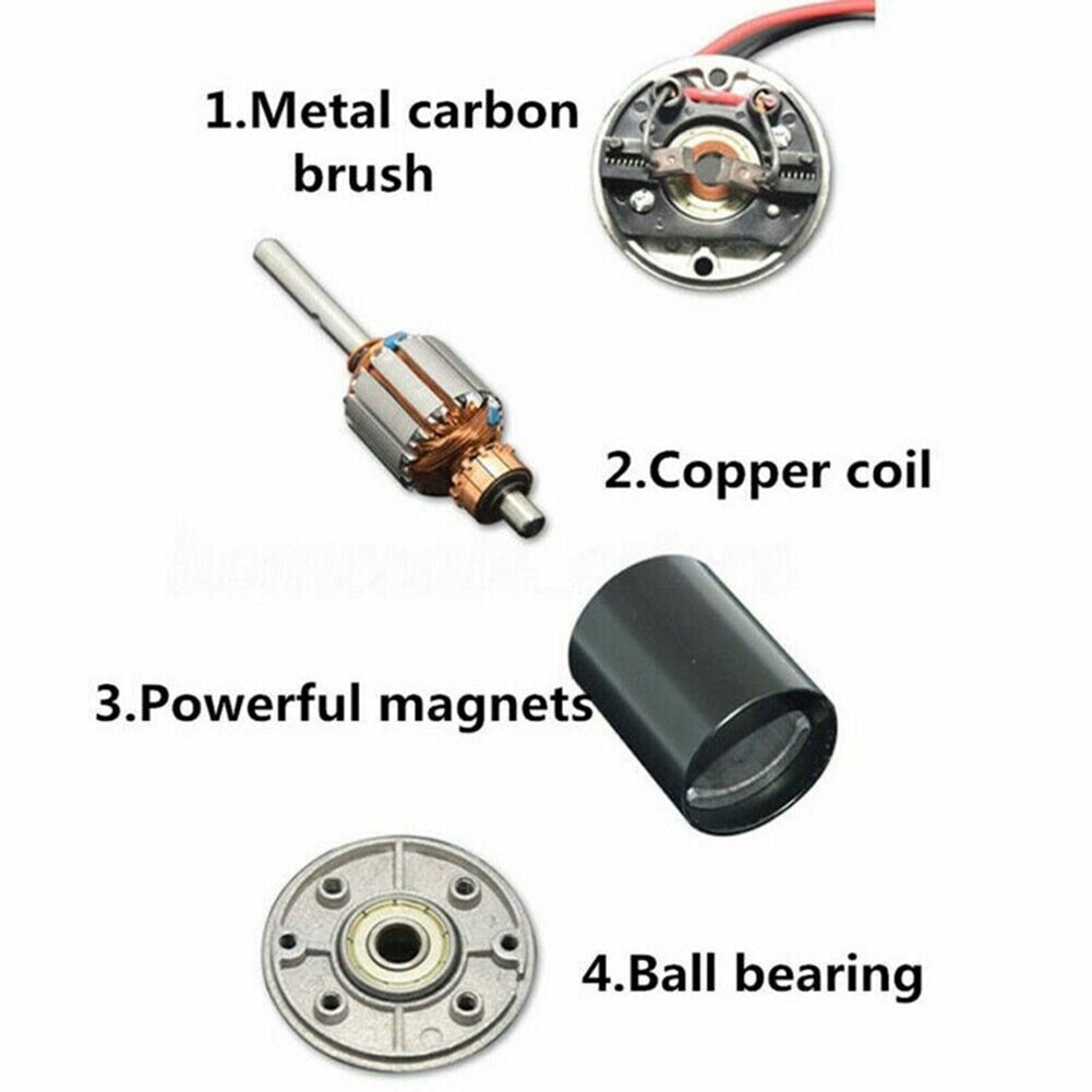 Compact and Powerful Permanent Magnet Motor for Grinders and Small Generators
