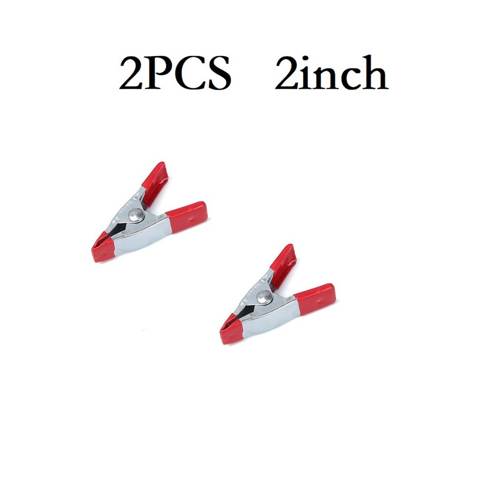 Morsetto a Molla Colore Rosso 2/4/6 Pollici 2pz Accessori Attrezzatura Officina - Picture 24 of 39