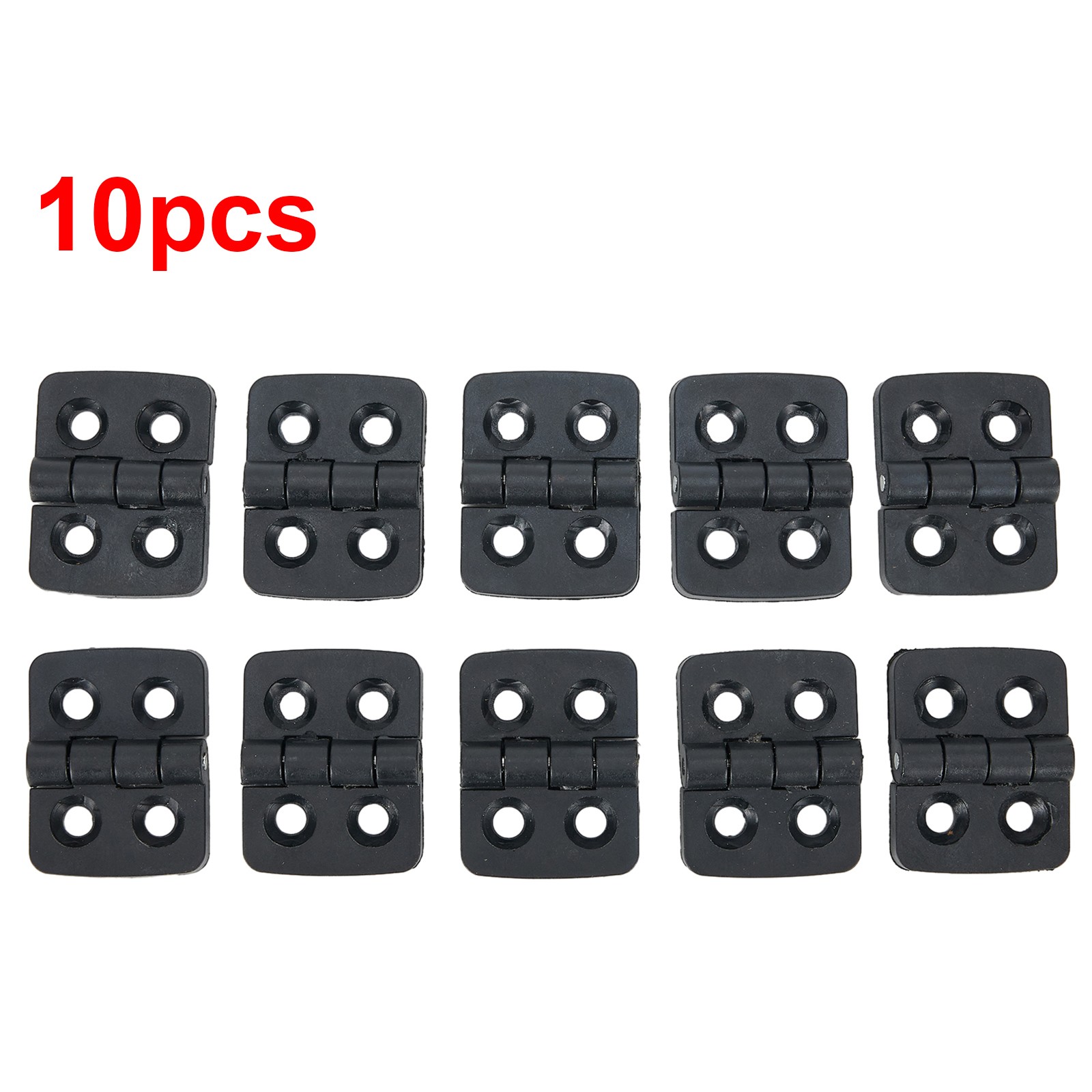 Affordable Set of Mini Plastic Hinges for Cabinets and Furniture 10 Pieces