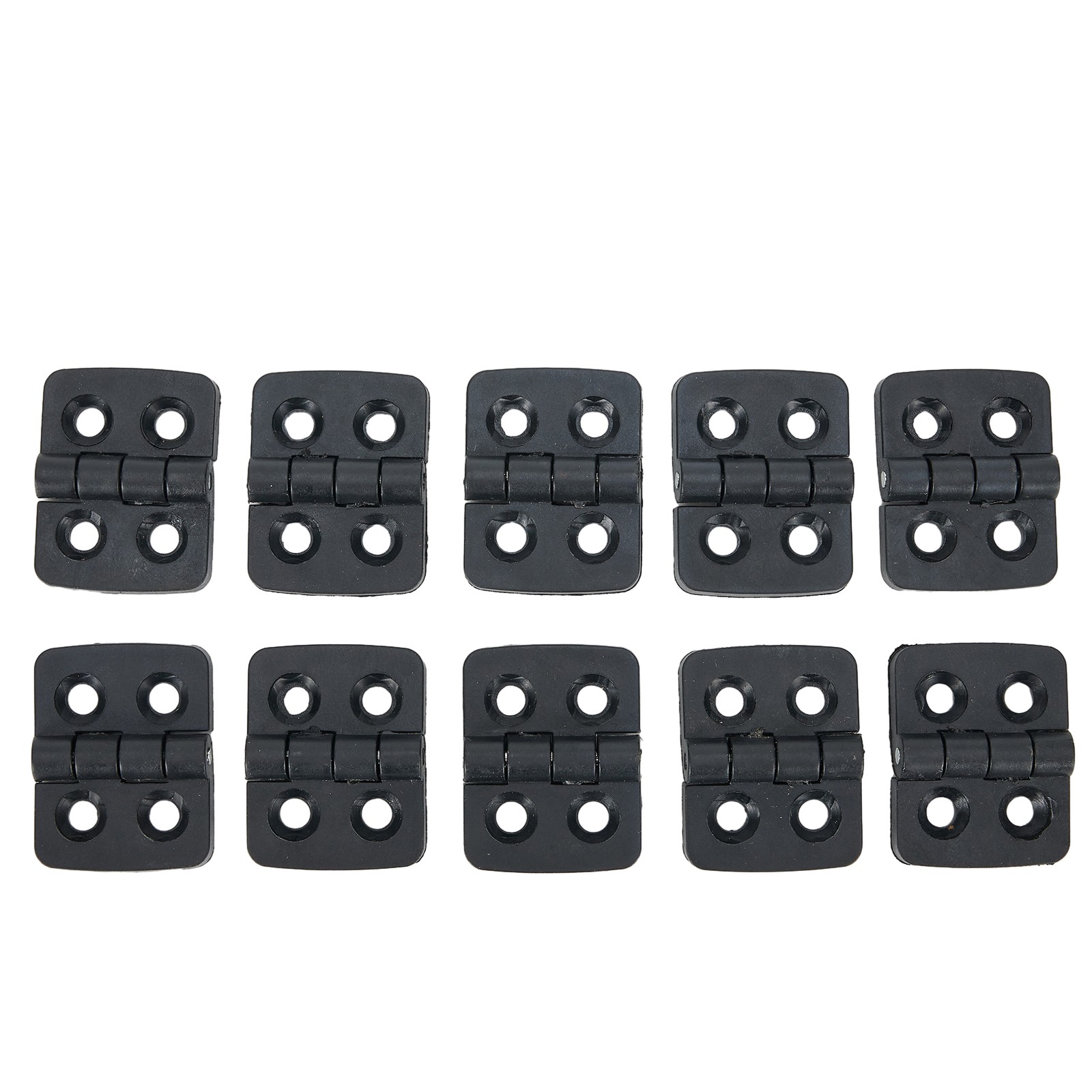 Affordable Set of Mini Plastic Hinges for Cabinets and Furniture 10 Pieces