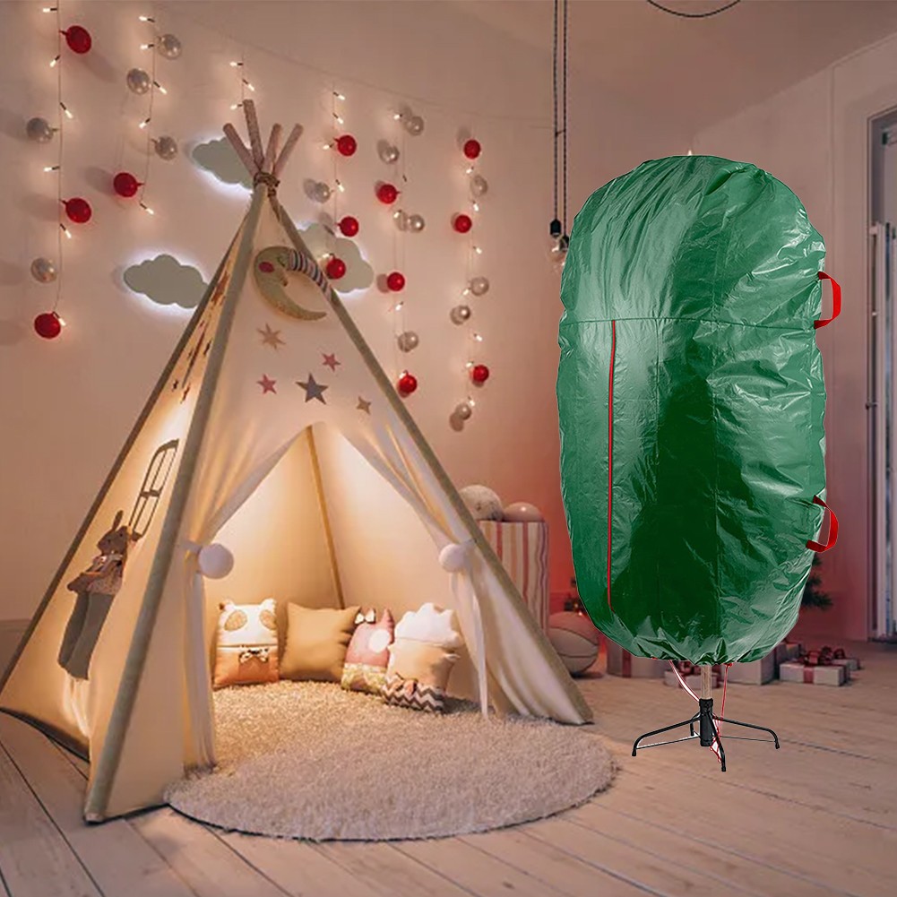 Handy Upright Christmas Tree Storage Bag Fits 7 ft Tall Trees Effortlessly - Picture 23 of 29