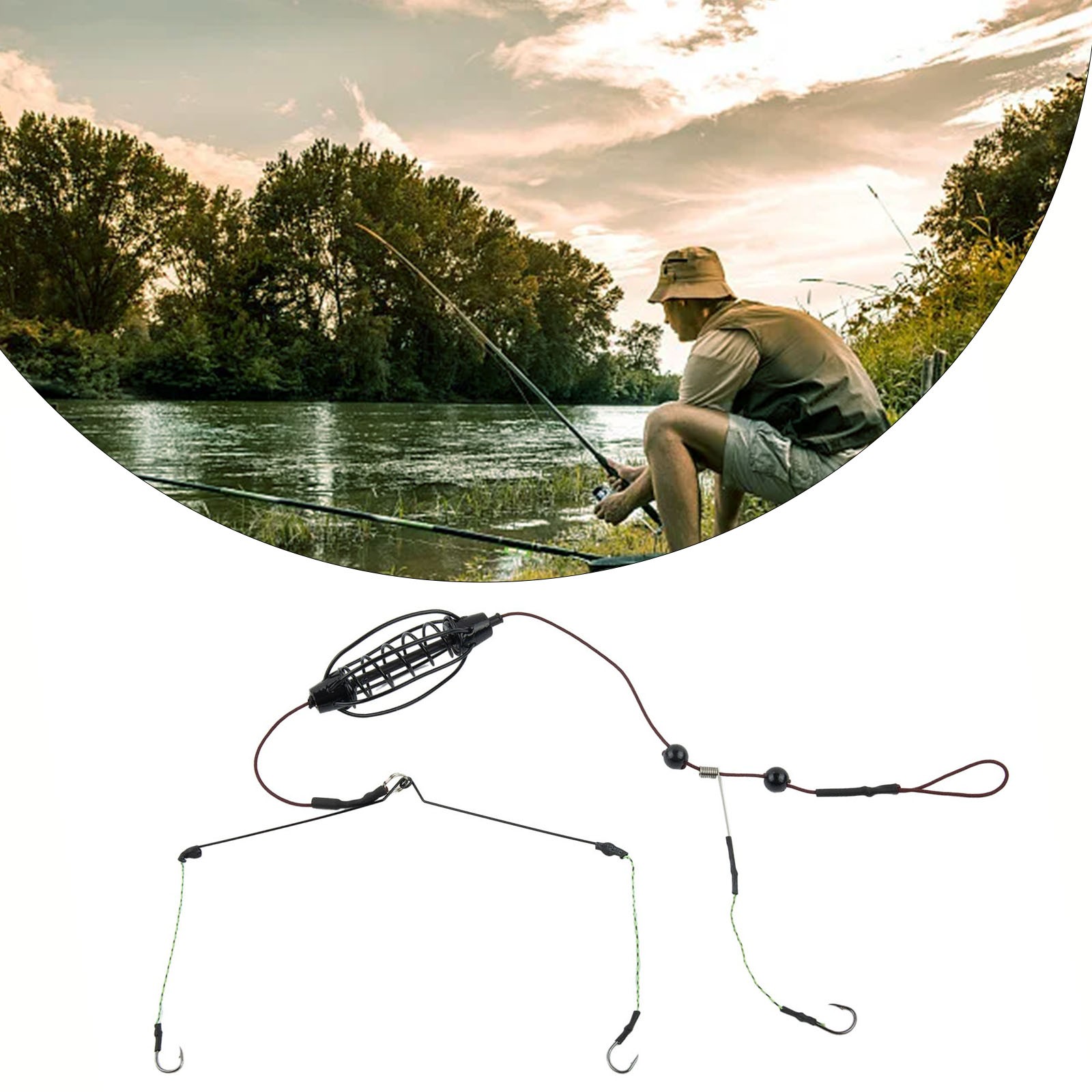 Easy to Assemble Carp Fishing Feeder Tackle Set with User Friendly Design