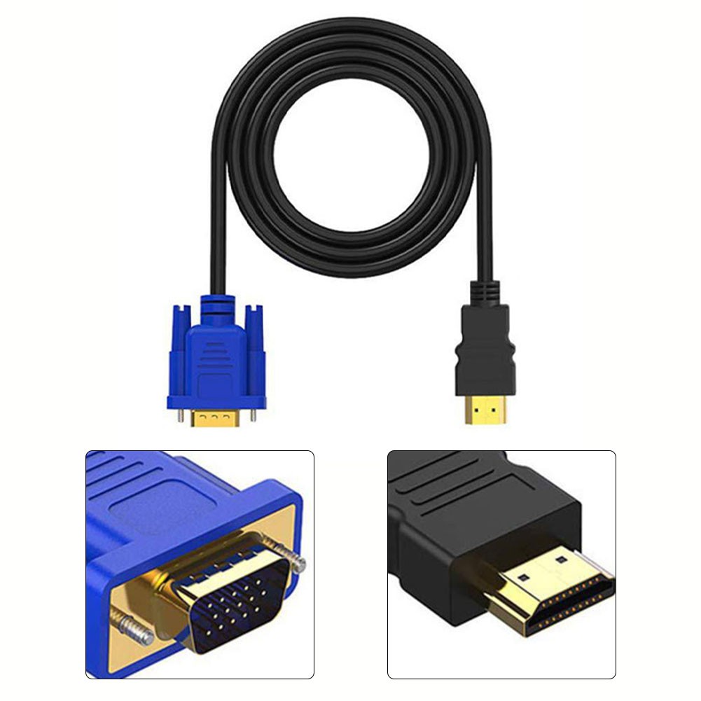 Reliable VGA Cable HD15 DSUB Video Adapter Cord High Resolution Support