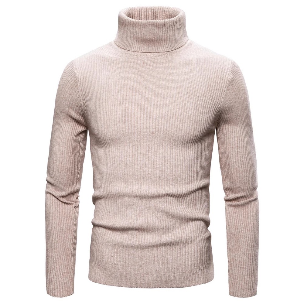 Pull haut tricot couleur unie pour homme chic et tendance eBay