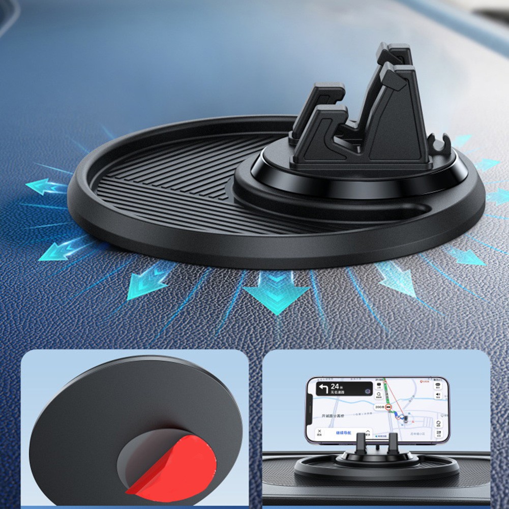 Support téléphone auto antidérapant accessoires voiture 14,5x5,5x16cm noir ma - Photo 21 sur 25