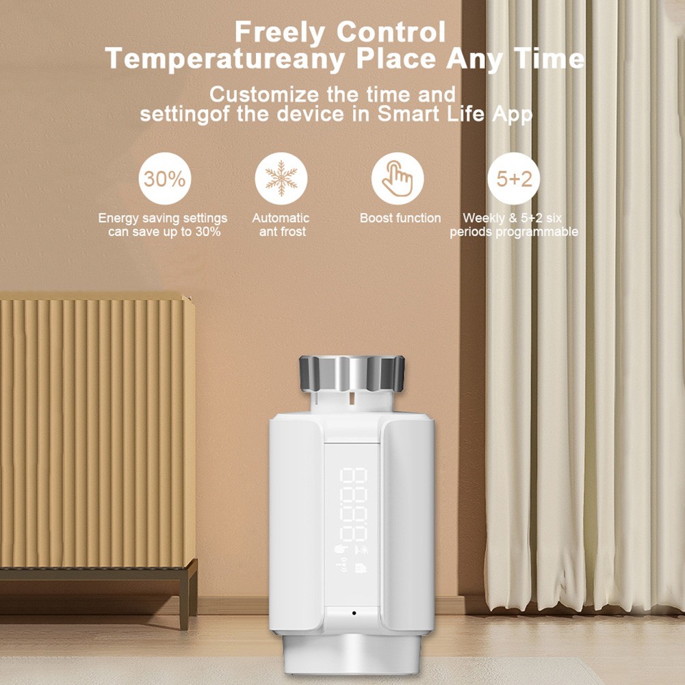 Programmable Temperature Control Valve Optimize Home Heating Efficiency