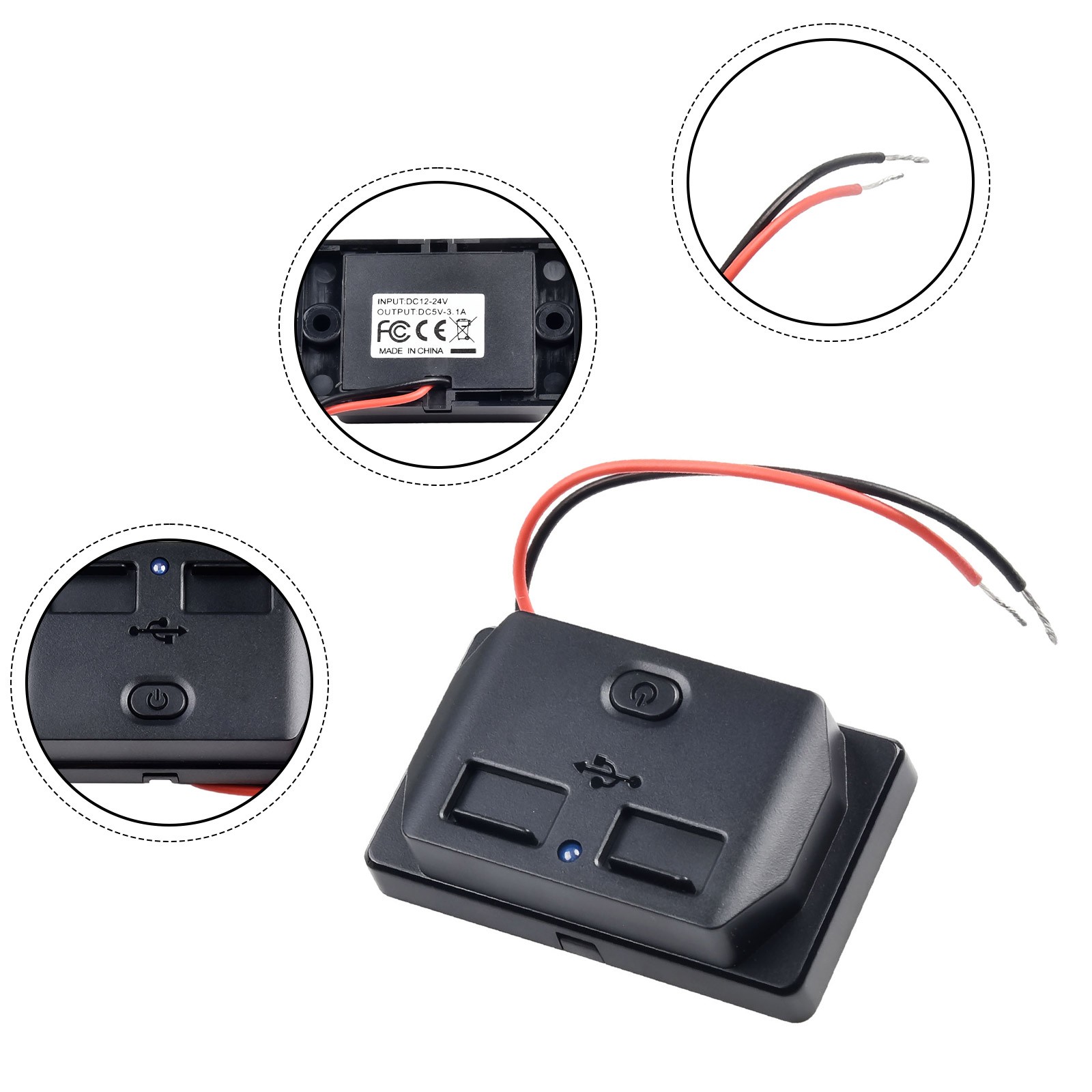 Pour Moto Bateau Double USB Chargeurs Rapide Efficace 3 1A Solution de Charge - Photo 15 sur 31