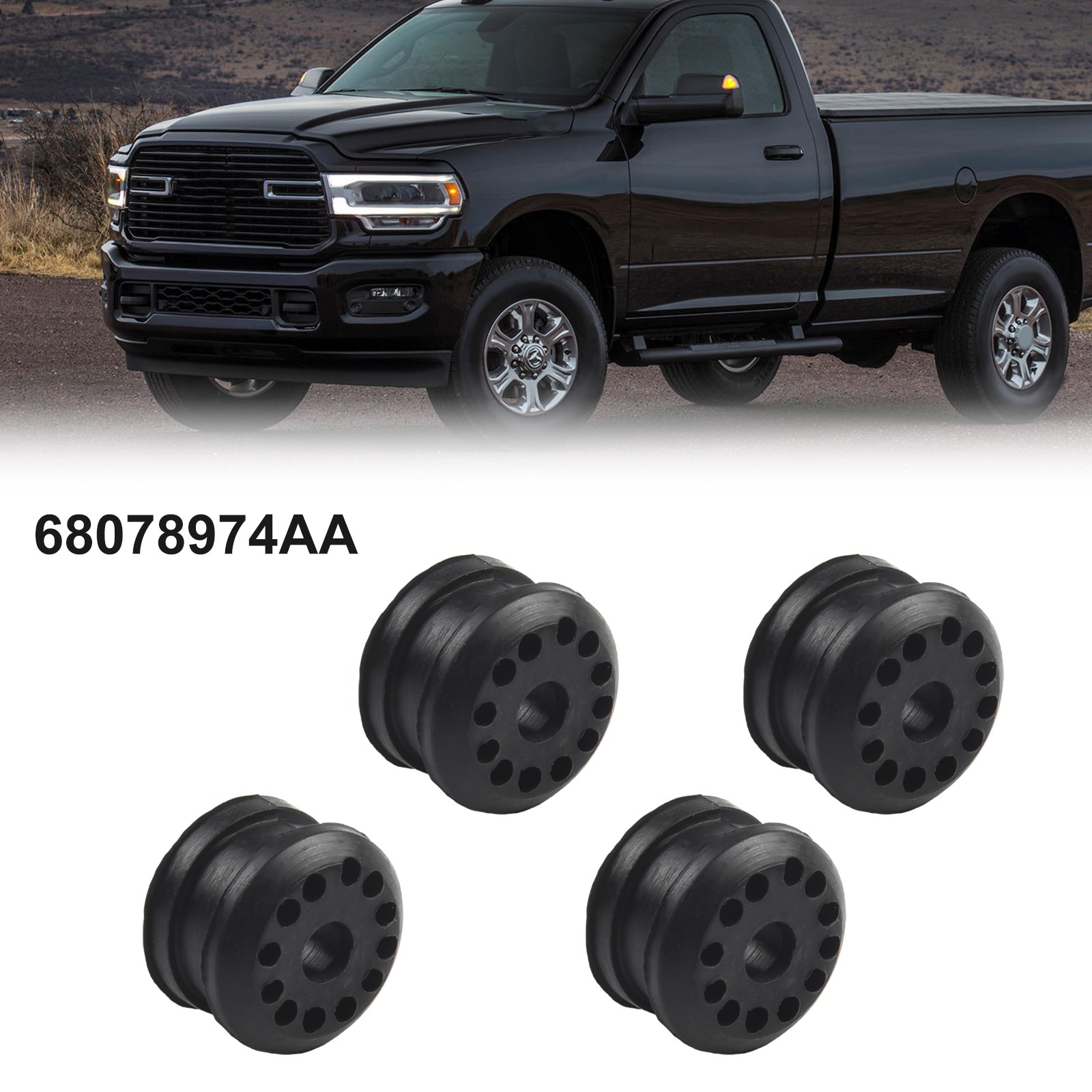 Reliable Upgrade for Dodge For Ram Black Car Shifter Linkage Bushing Grommet - Picture 12 of 12