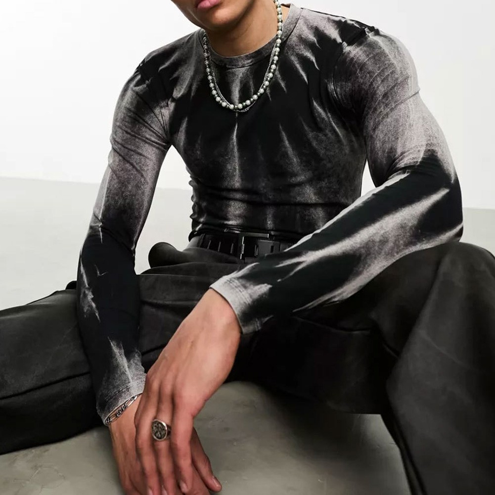 Comfortable Fashion New Stylish Fashion Slim Fit Cool Print Elastic - Picture 16 of 18