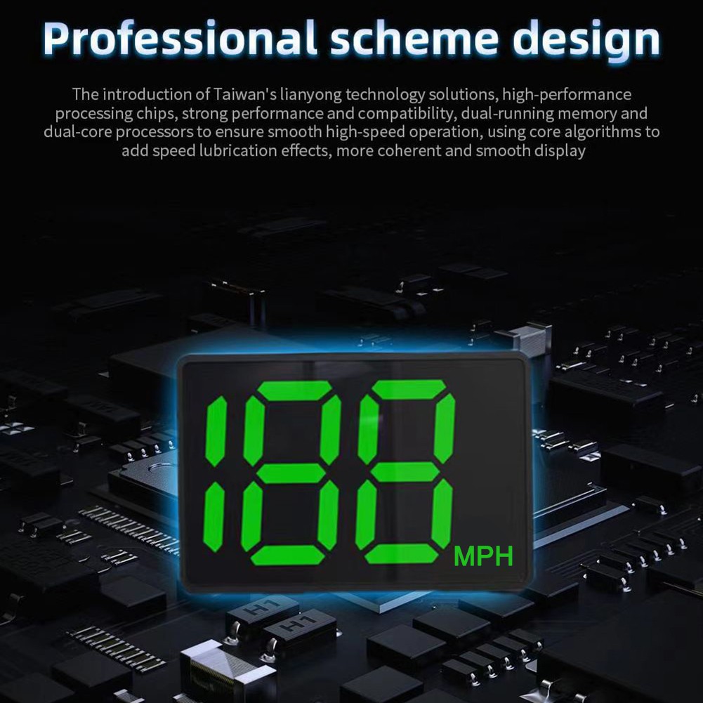 For MPH Head Up Display Speedometer with User Friendly Interface Design - Picture 10 of 12