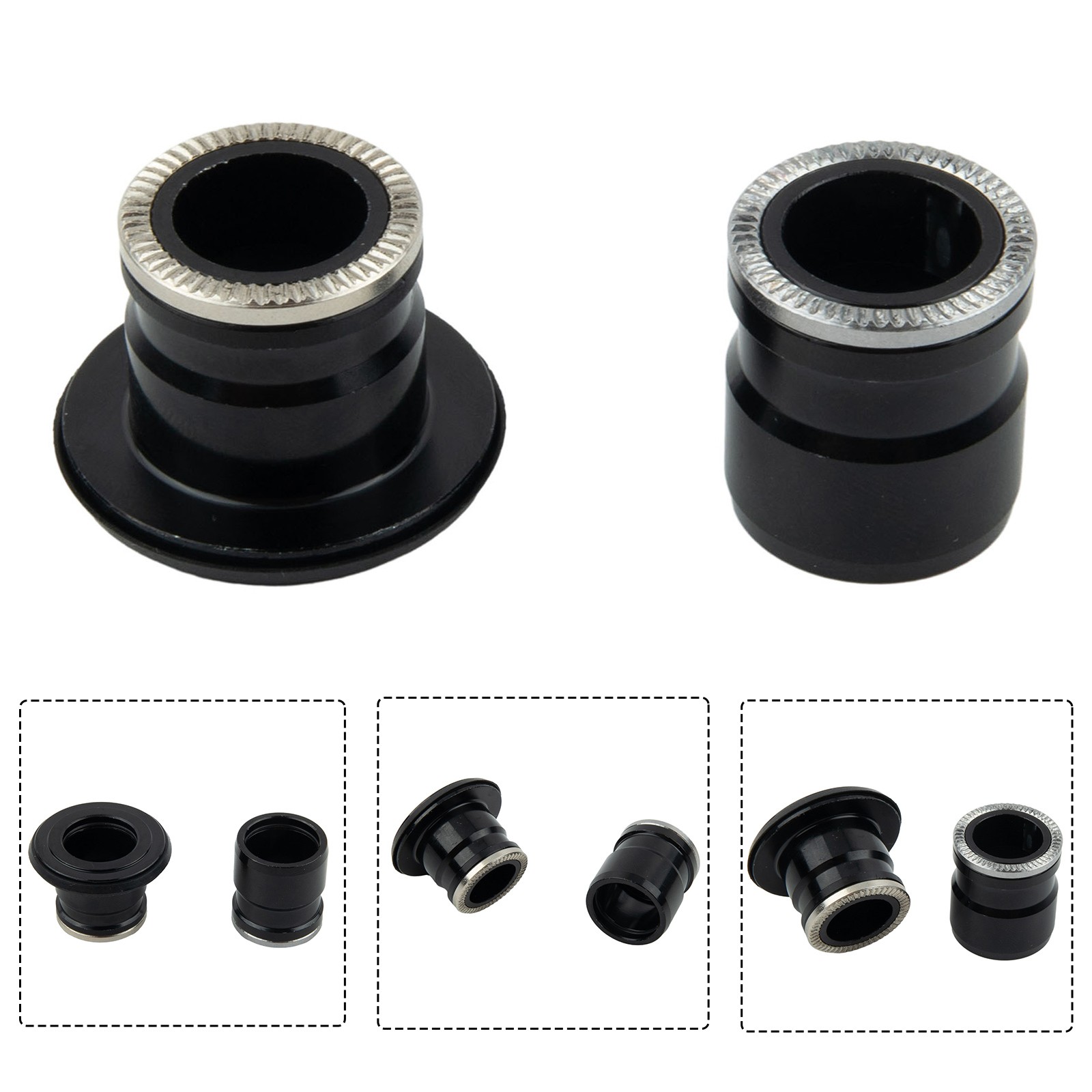 1pair Bike Hub QR Quick-Release Thru Axle Adapter Converter End Cap 9-15/10-12 - Picture 78 of 83
