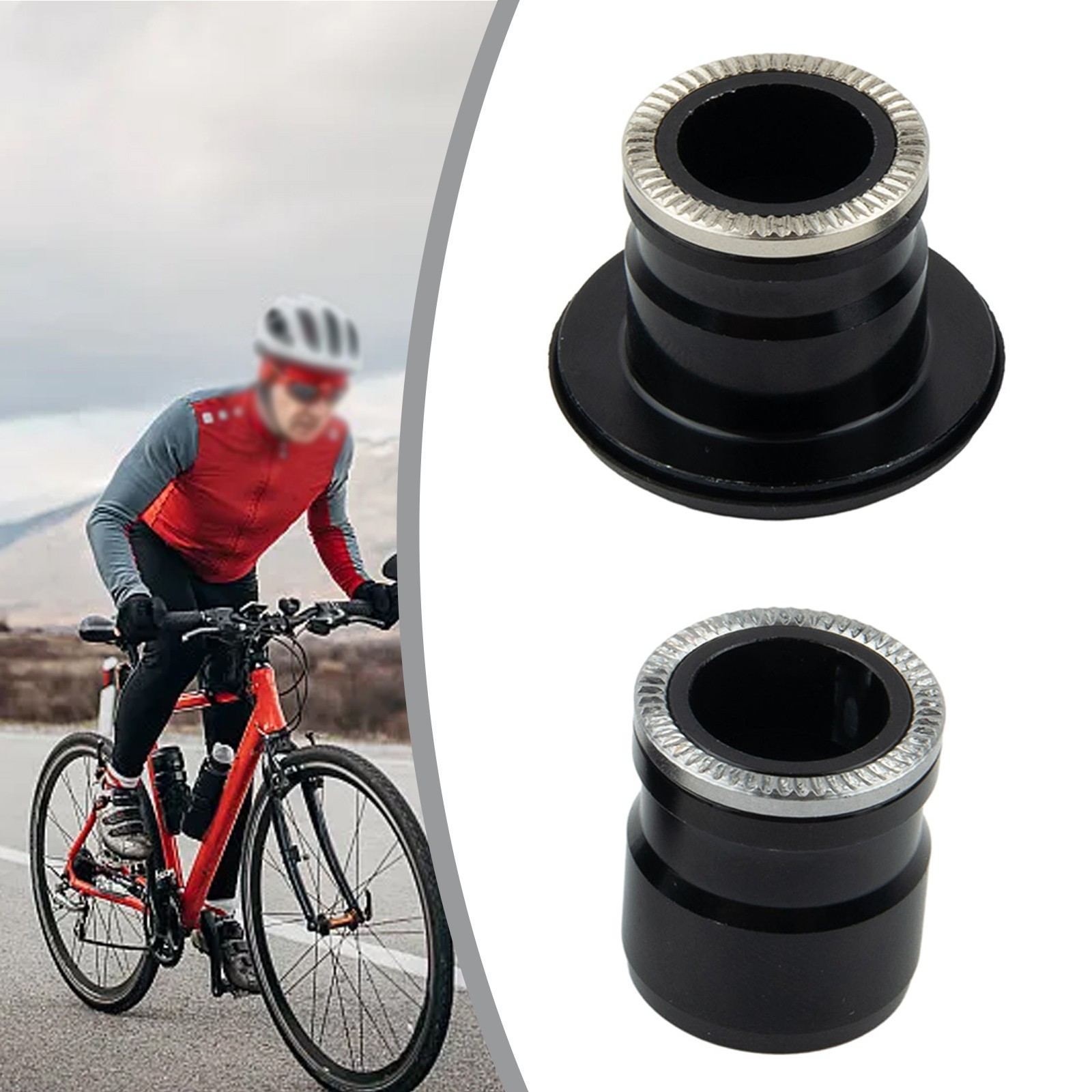Bike Hub QR Quick Release Thru Axle Adapter Converter End Cap for Versatile Use - Picture 78 of 83